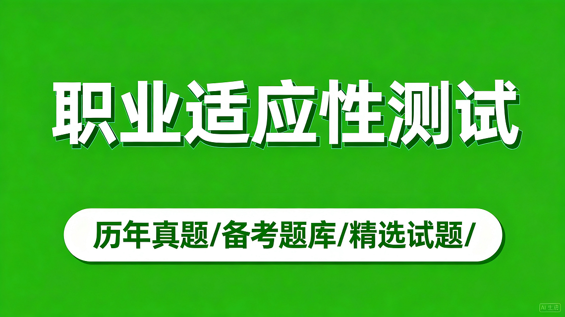 职业适应性测试·高频综合题库